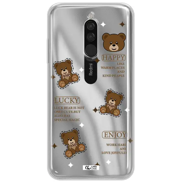 A Collection Of Teddy Bears Xiaomi Redmi 8 Clear Tpu Case