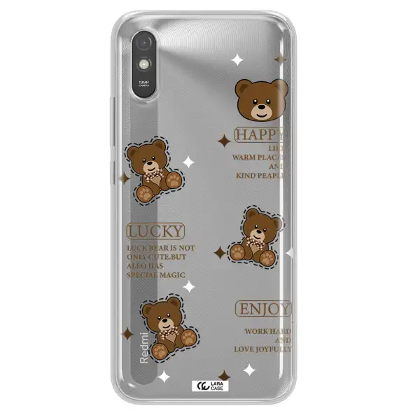 A Collection Of Teddy Bears Xiaomi Redmi 9A Clear Tpu Case