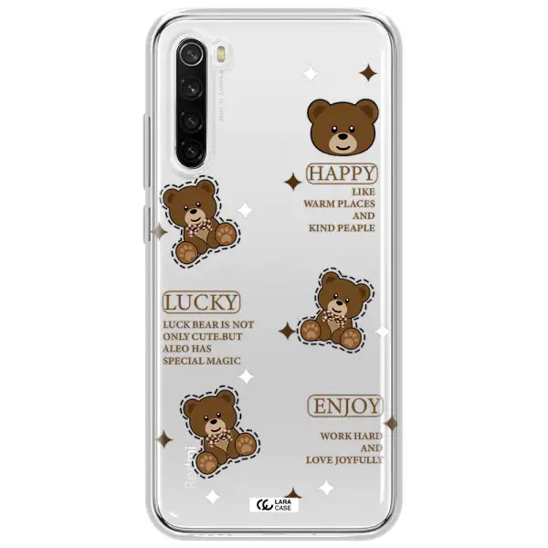 A Collection Of Teddy Bears Xiaomi Redmi Note 8T Clear Tpu Case