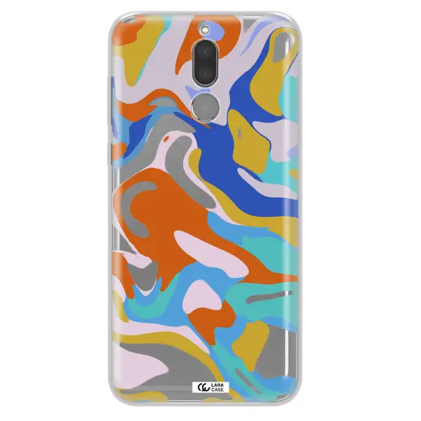 A Colorful Background With Different Colors Huawei Mate 10 Lite Clear Tpu Case