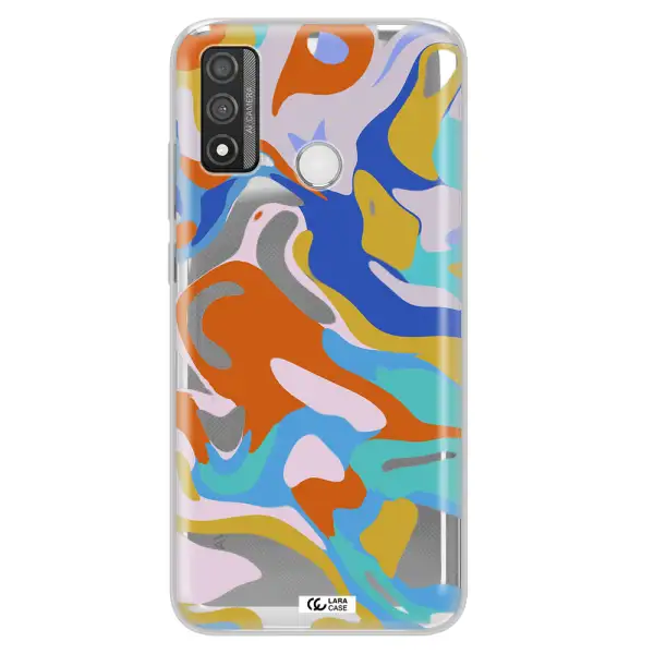 A Colorful Background With Different Colors Huawei P Smart 2020 Clear Tpu Case