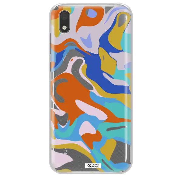 A Colorful Background With Different Colors Huawei Y5 2019 Clear Tpu Case