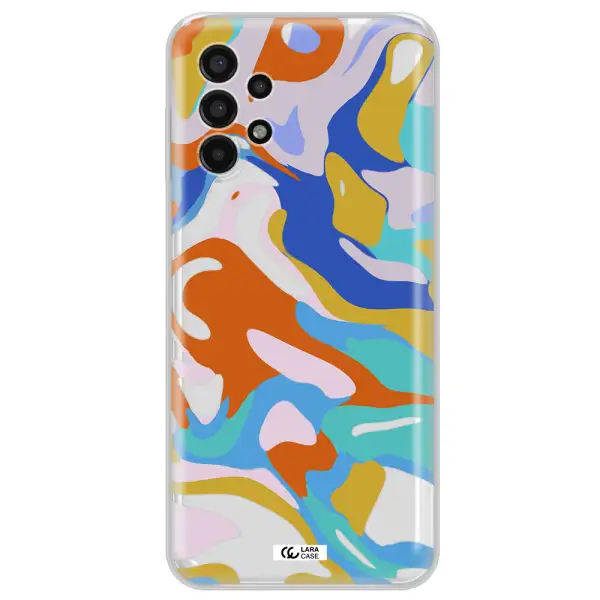 A Colorful Background With Different Colors Samsung A13 4G Clear Tpu Case