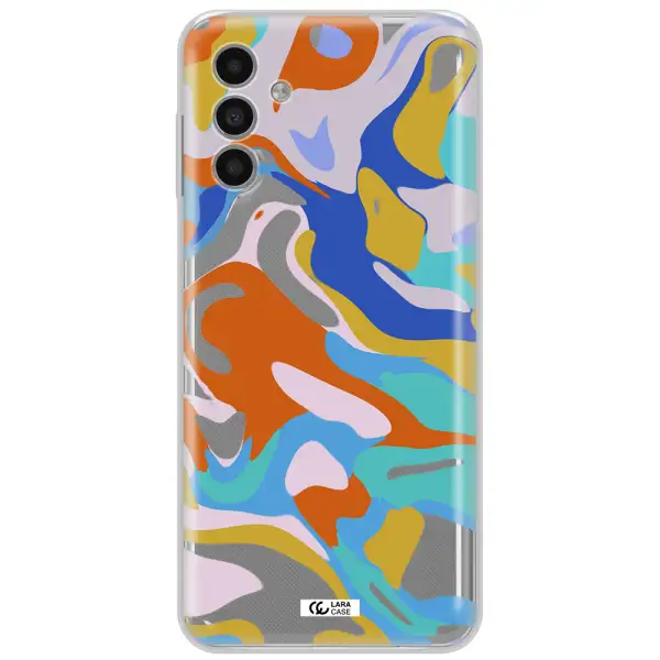 A Colorful Background With Different Colors Samsung A13 5G Clear Tpu Case