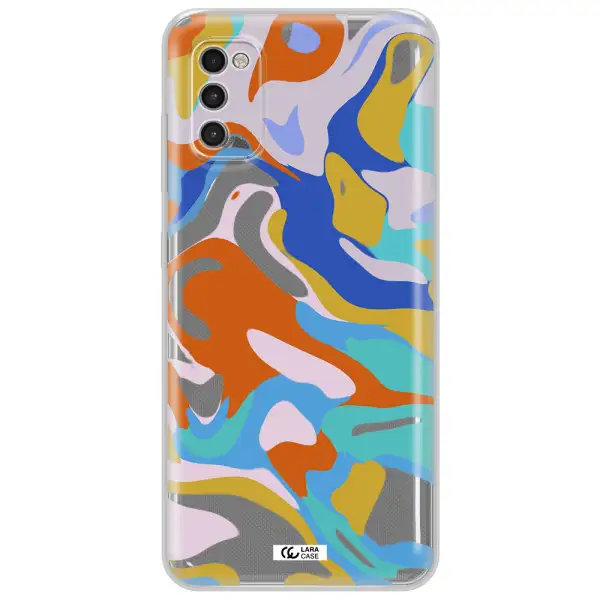 A Colorful Background With Different Colors Samsung A41 Clear Tpu Case