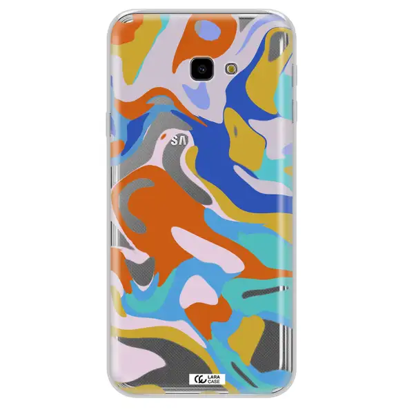 A Colorful Background With Different Colors Samsung J4 Plus Clear Tpu Case