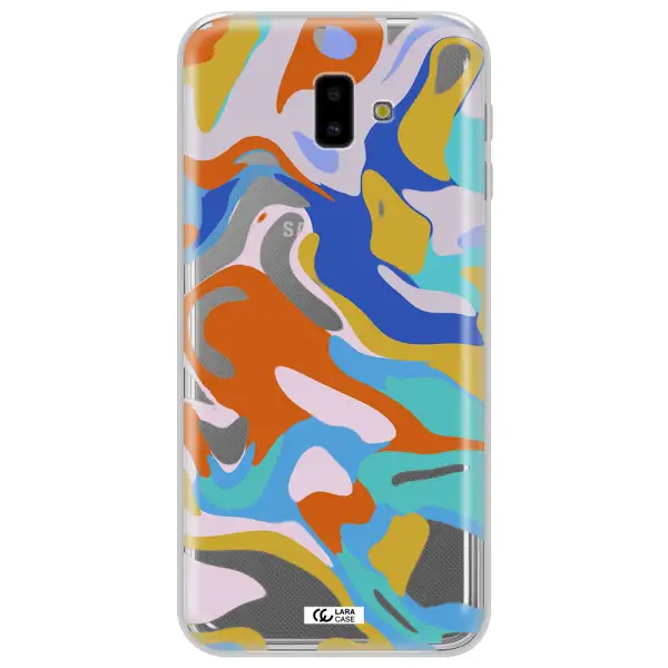A Colorful Background With Different Colors Samsung J6 Plus Clear Tpu Case
