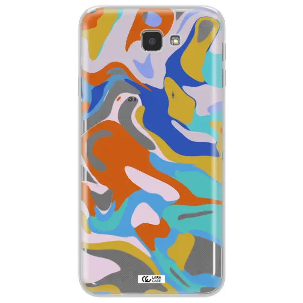 A Colorful Background With Different Colors Samsung J7 Prim Clear Tpu Case