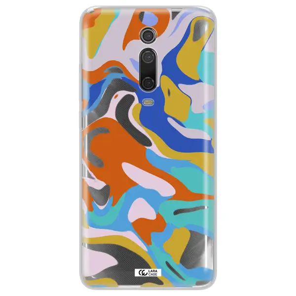 A Colorful Background With Different Colors Xiaomi Mi 9T Clear Tpu Case