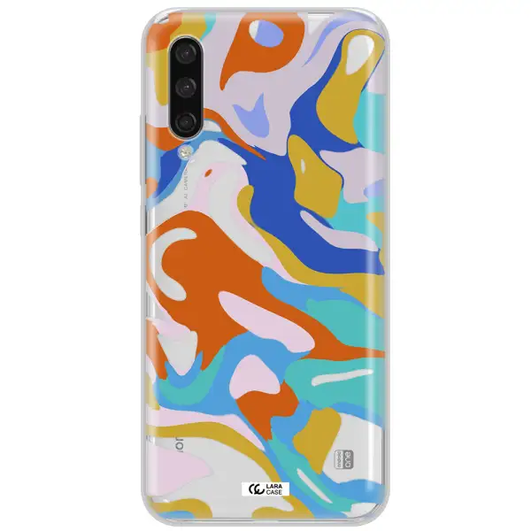 A Colorful Background With Different Colors Xiaomi Mi A3 Clear Tpu Case
