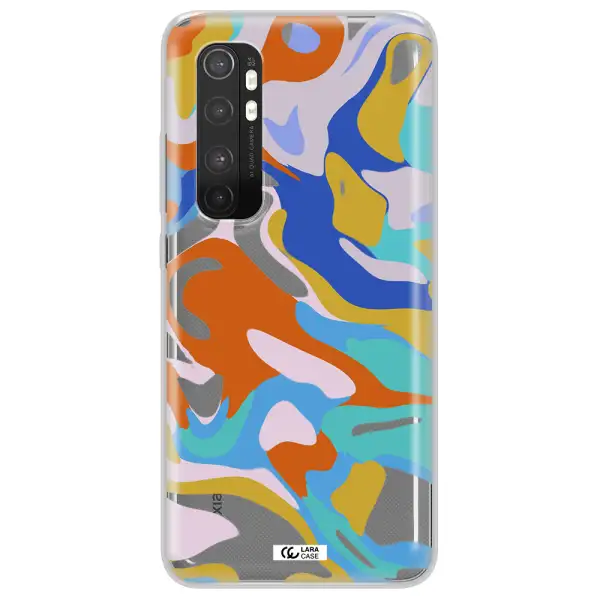 A Colorful Background With Different Colors Xiaomi Mi Note 10 Lite Clear Tpu Case