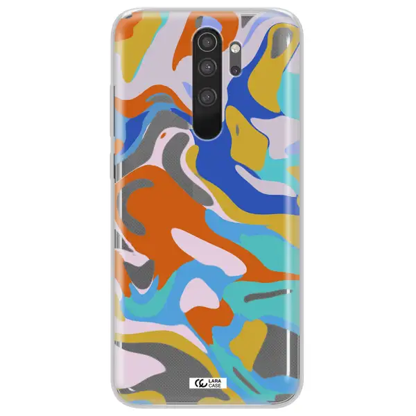 A Colorful Background With Different Colors Xiaomi Note 8 Pro Clear Tpu Case