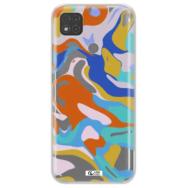 A Colorful Background With Different Colors Xiaomi Redmi 9C Clear Tpu Case