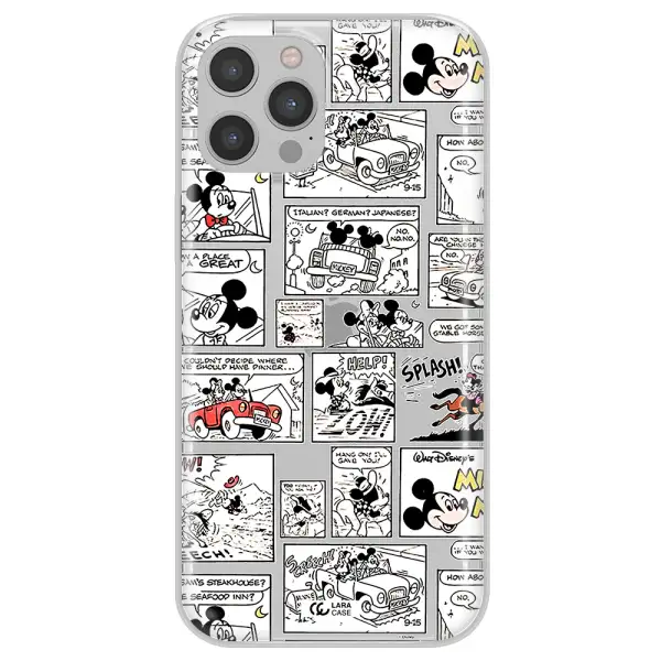 Mickey Mouse Comic Strip Apple Iphone 12 Pro Max Clear Tpu Case