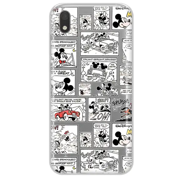 Mickey Mouse Comic Strip Huawei Honor 8S Clear Tpu Case