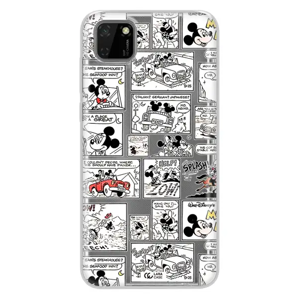 Mickey Mouse Comic Strip Huawei Honor 9S Clear Tpu Case