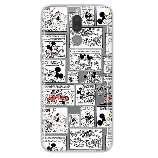 Mickey Mouse Comic Strip Huawei Mate 10 Lite Clear Tpu Case