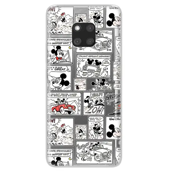 Mickey Mouse Comic Strip Huawei Mate 20 Pro Clear Tpu Case