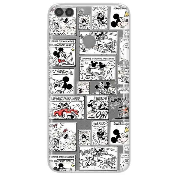 Mickey Mouse Comic Strip Huawei P Smart 2017 Clear Tpu Case