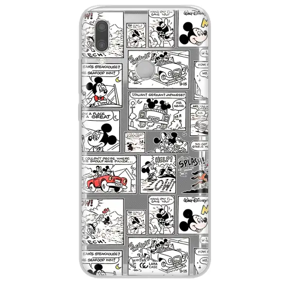 Mickey Mouse Comic Strip Huawei P Smart 2019 Clear Tpu Case