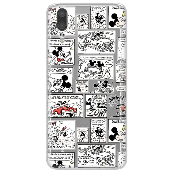 Mickey Mouse Comic Strip Huawei P20 Clear Tpu Case