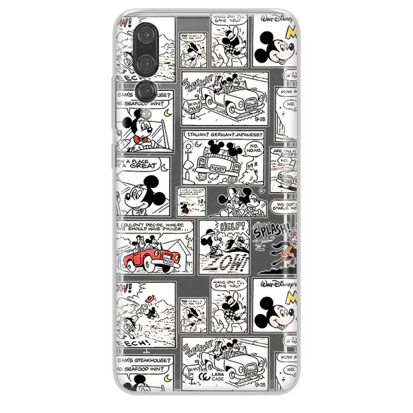Mickey Mouse Comic Strip Huawei P20 Pro Clear Tpu Case