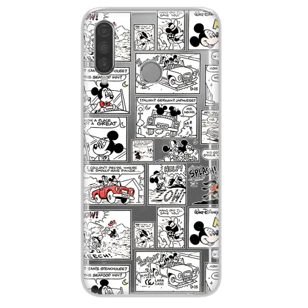 Mickey Mouse Comic Strip Huawei P30 Lite Clear Tpu Case