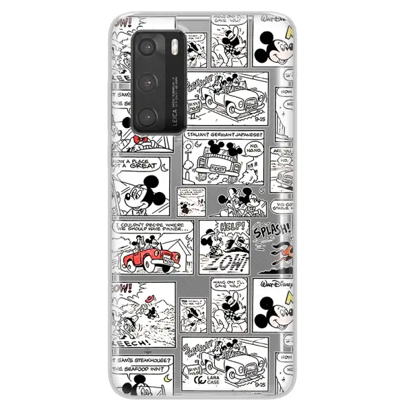 Mickey Mouse Comic Strip Huawei P40 Clear Tpu Case