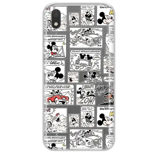 Mickey Mouse Comic Strip Huawei Y5 2019 Clear Tpu Case