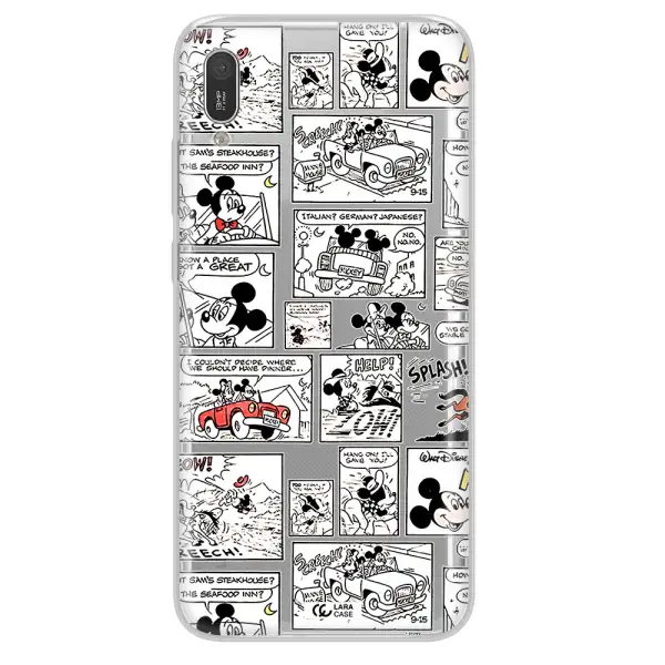 Mickey Mouse Comic Strip Huawei Y6 Pro 2019 Clear Tpu Case