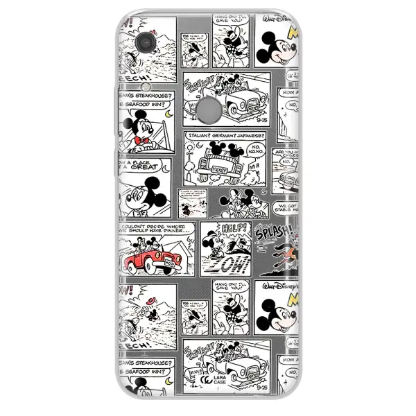 Mickey Mouse Comic Strip Huawei Y6S Clear Tpu Case