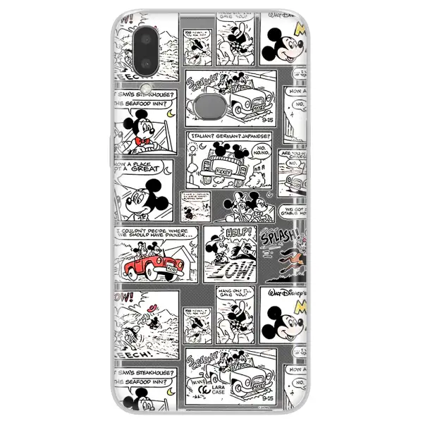Mickey Mouse Comic Strip Samsung A10S Clear Tpu Case