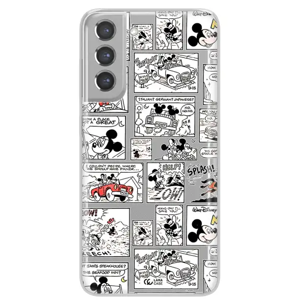 Mickey Mouse Comic Strip Samsung A21 Fe Clear Tpu Case