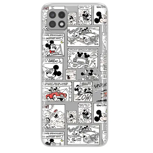 Mickey Mouse Comic Strip Samsung A22 5G Clear Tpu Case