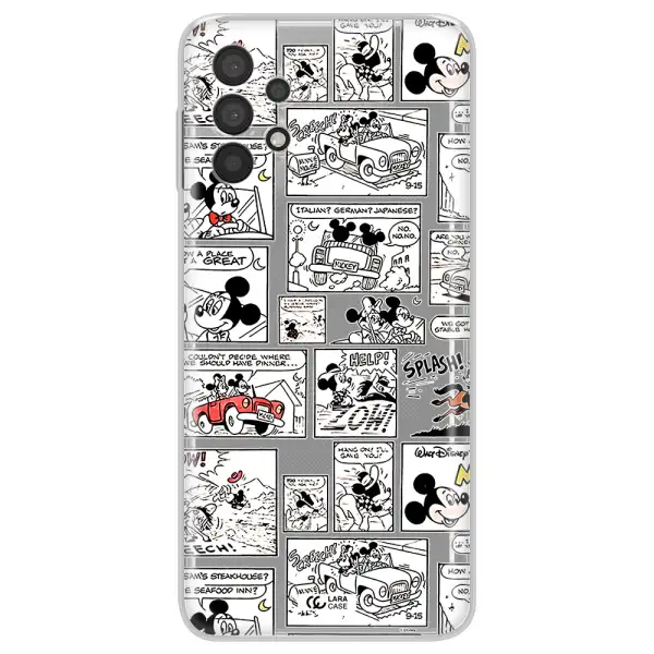 Mickey Mouse Comic Strip Samsung A32 Clear Tpu Case