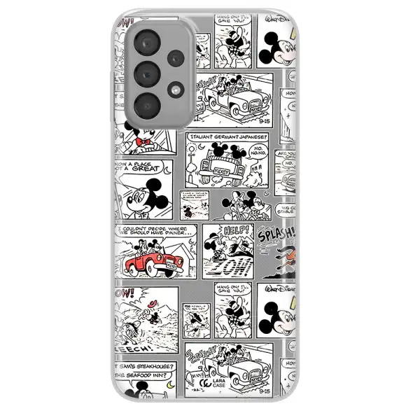 Mickey Mouse Comic Strip Samsung A33 Clear Tpu Case