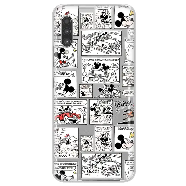 Mickey Mouse Comic Strip Samsung A90 Clear Tpu Case
