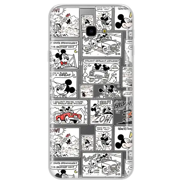 Mickey Mouse Comic Strip Samsung J4 Plus Clear Tpu Case