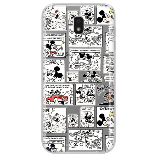 Mickey Mouse Comic Strip Samsung J5 2017 Clear Tpu Case
