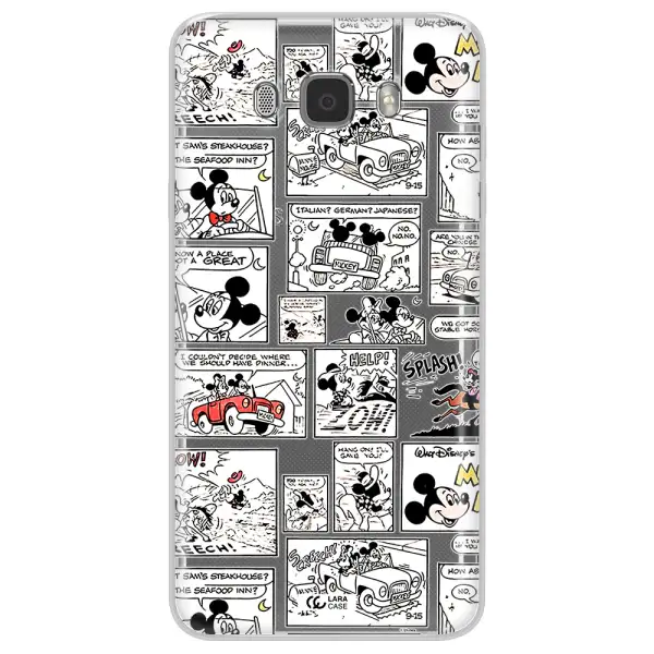 Mickey Mouse Comic Strip Samsung J7 2016 Clear Tpu Case