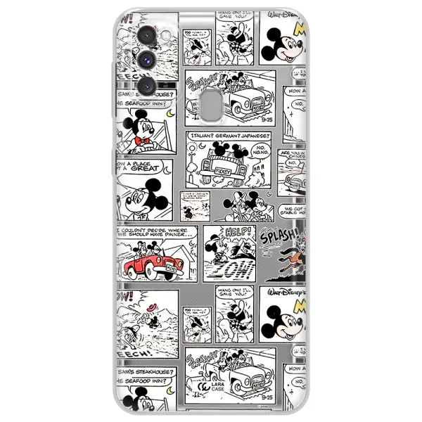 Mickey Mouse Comic Strip Samsung M30S Clear Tpu Case