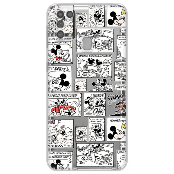 Mickey Mouse Comic Strip Samsung M31 Clear Tpu Case