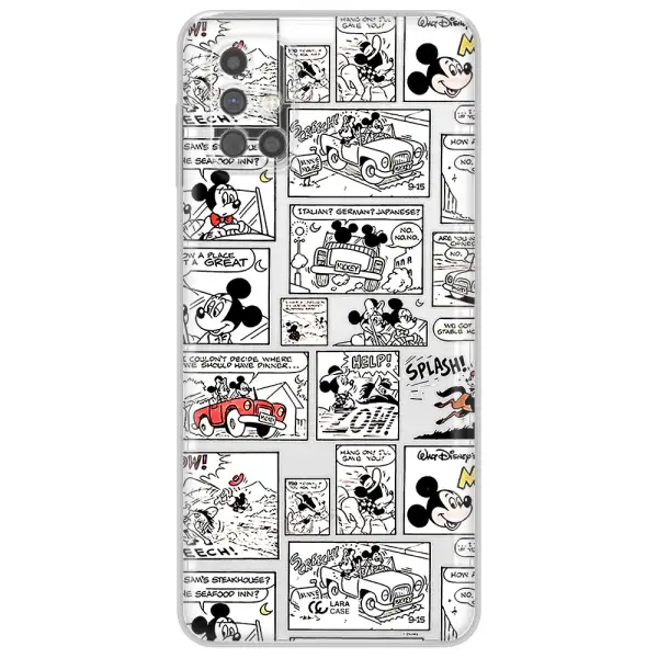 Mickey Mouse Comic Strip Samsung M31S Clear Tpu Case