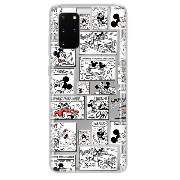 Mickey Mouse Comic Strip Samsung S 20 Plus Clear Tpu Case