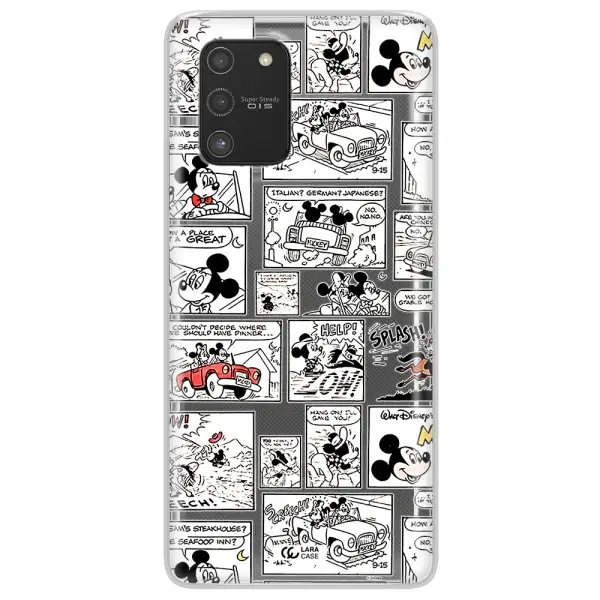 Mickey Mouse Comic Strip Samsung S10 Lite Clear Tpu Case