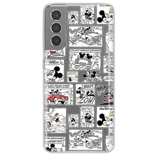 Mickey Mouse Comic Strip Samsung S21 Clear Tpu Case