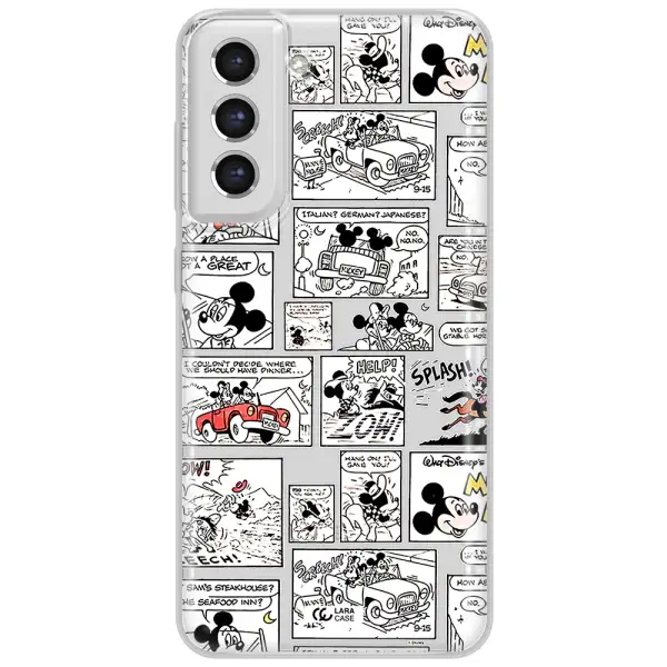 Mickey Mouse Comic Strip Samsung S21 Fe Clear Tpu Case