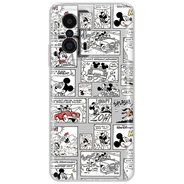 Mickey Mouse Comic Strip Xiaomi 11T Clear Tpu Case