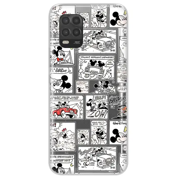 Mickey Mouse Comic Strip Xiaomi Mi 10 Lite Clear Tpu Case