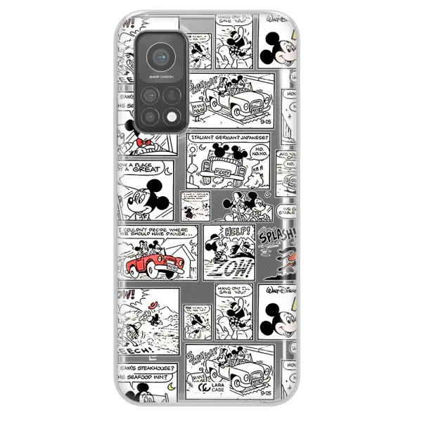 Mickey Mouse Comic Strip Xiaomi Mi 10 T Pro Clear Tpu Case